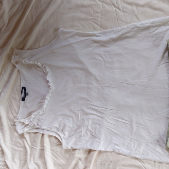 skirt, sz 12p, wrap around w/white tee - Picture 2 of 6